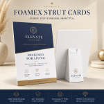 Foamex Strut Cards