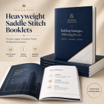 Heavyweight Saddle Stitched Booklets