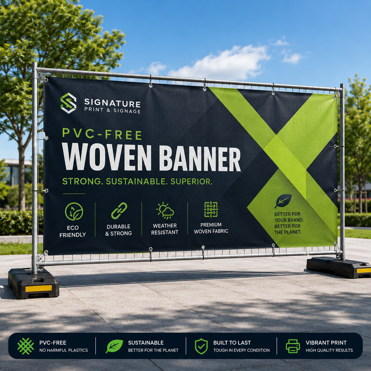 PVC Free Banners PVC Free Banners - Image 1