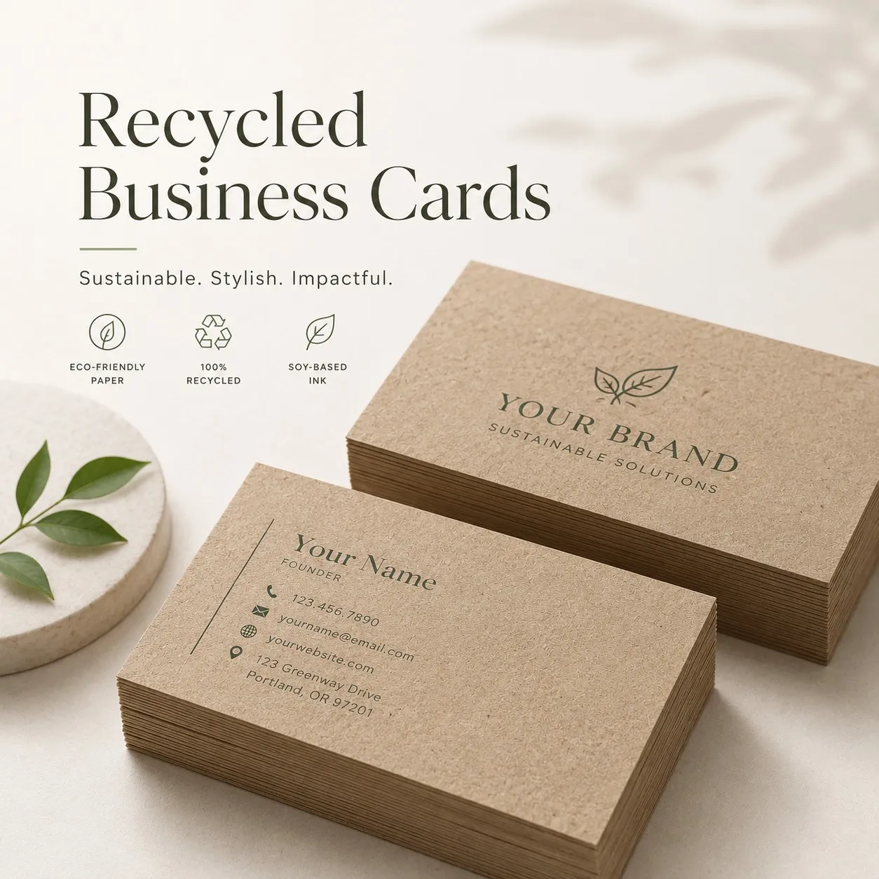 Recycled Business Cards Recycled Business Cards - Image 1
