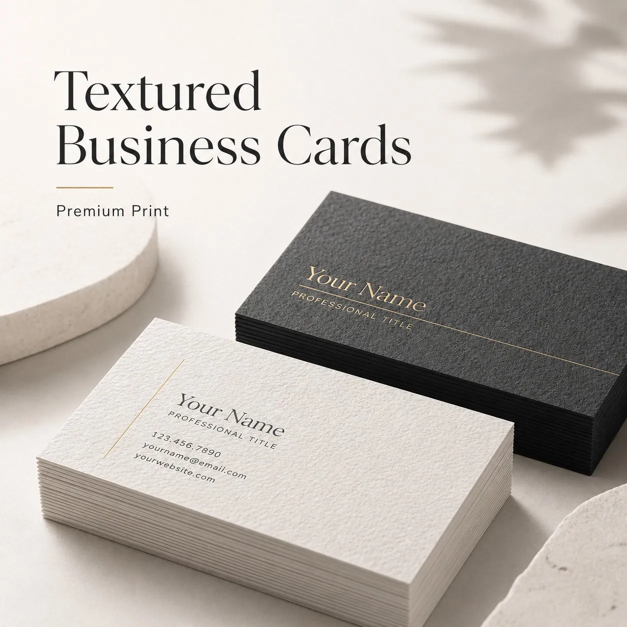 Textured Business Cards Textured Business Cards - Image 1