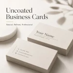 Uncoated Business Cards