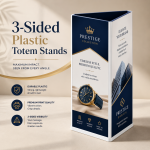 Triple Sided Plastic Totem Stand