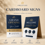 Cardboard Signs