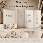 Folded Event Programmes