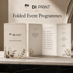 Folded Event Programmes