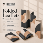 Half Fold Leaflet Printing