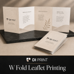W Fold Leaflet Printing