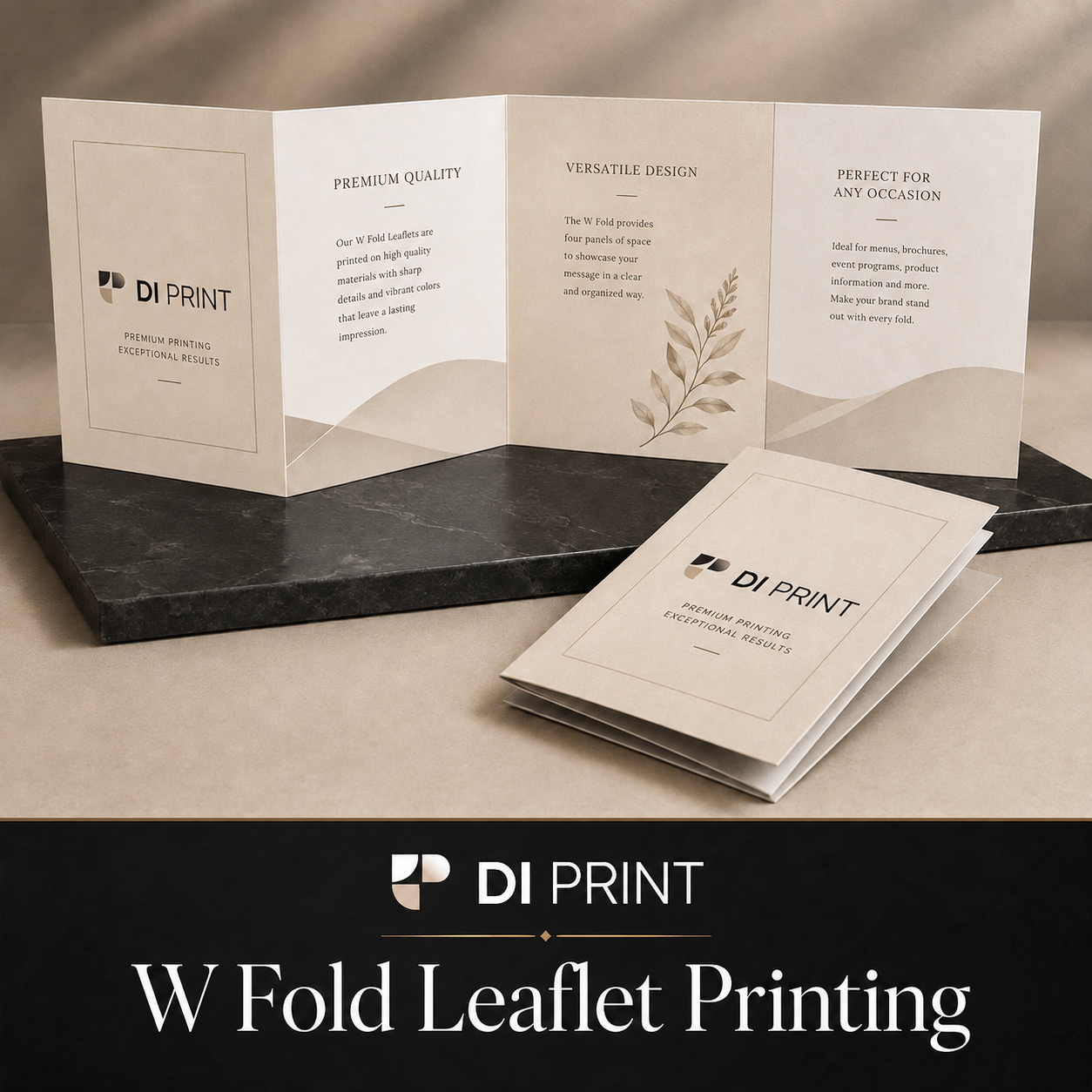 W Fold Leaflet Printing W Fold Leaflet Printing - Image 1